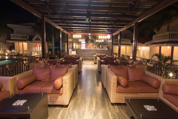 Aqua Grill Lounge & Bar Beque at Regenta Resort Varca Beach