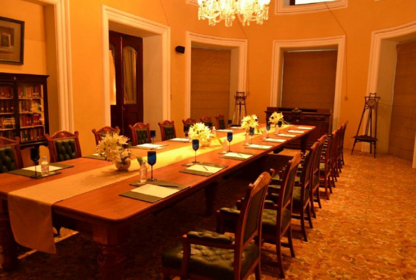 Dining Hall at Falaknuma Palace