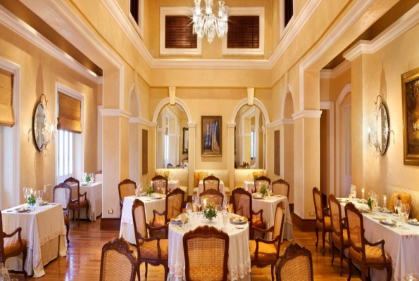 Boardroom at Falaknuma Palace