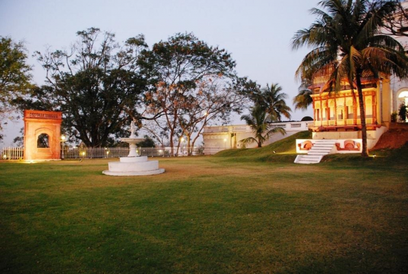 Main Lawns at Falaknuma Palace