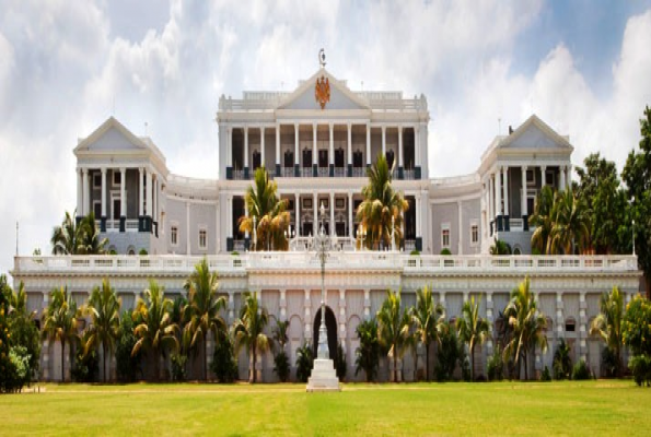 Main Lawns at Falaknuma Palace