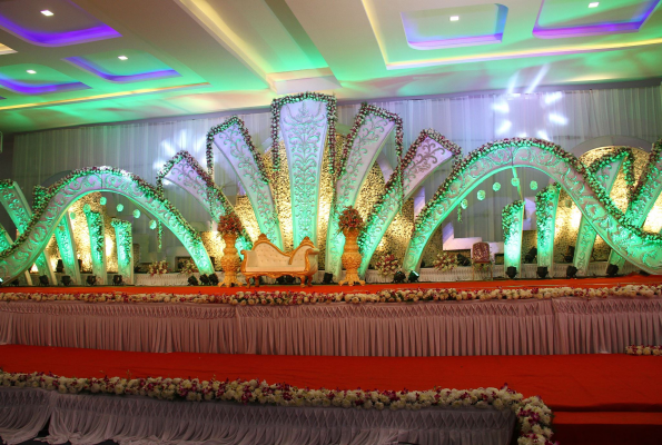 The Main Hall at Sandhya Convention by Marwin Hospitality