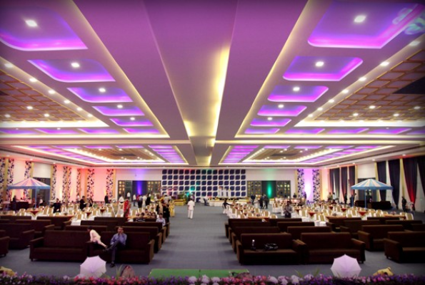 The Main Hall at Sandhya Convention by Marwin Hospitality