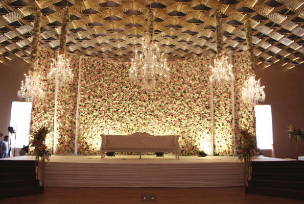 Hall at Shagun Farms by Ferns N Petals