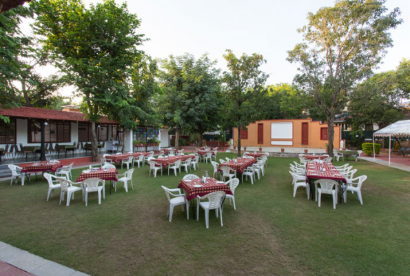 Lawn at Amantra Shilpi Resort
