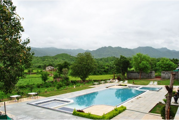 Hall at Kings Abode Ranakpur