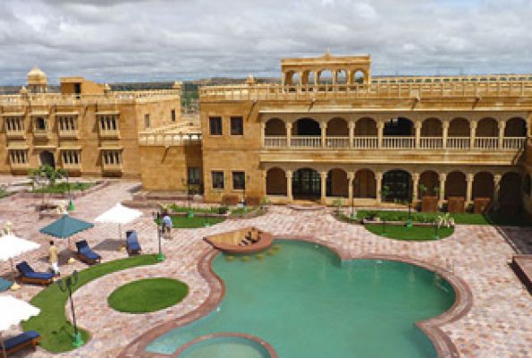Central Courtyard at Desert Tulip Hotel & Resort