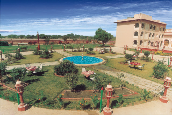 Pool Side Lawn at Hotel Basant Vihar Palace