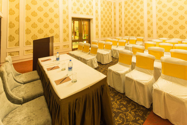 The grand banquet at Vesta Bikaner Palace