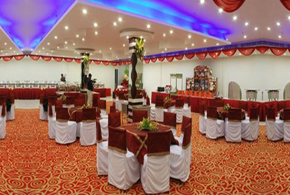 Ambience Hall at The Grand Bhagwati