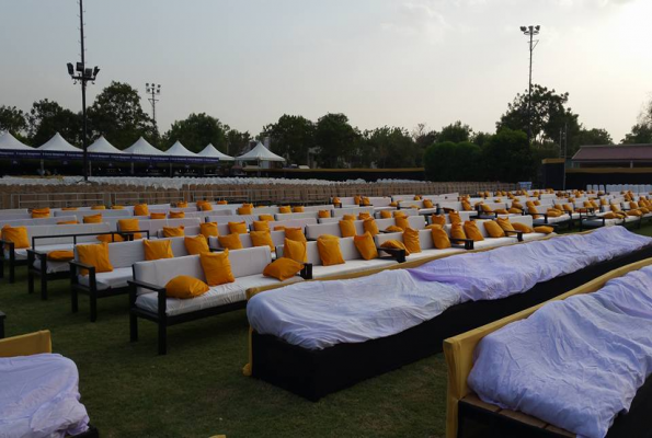 Party Lawn at Radhe Upavan Resort