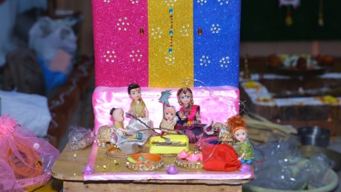 Doll Decoration And Snacks For