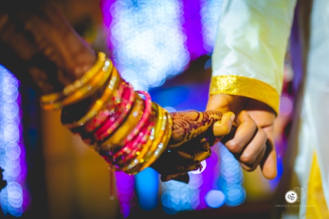 Manvitha Krishna wedding knot