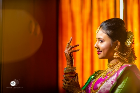 Manvitha Bridal Pose