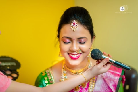 Manvitha Bridal Makeup Shot