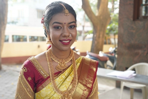 Bride Poornima