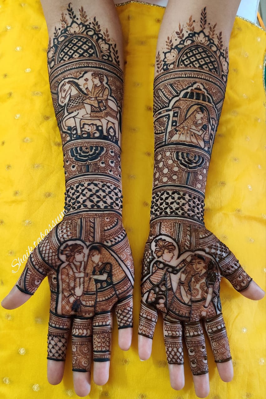 20 Minimal Mehendi Designs For Grooms To Surprise Their Beautiful Brides