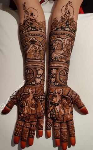 Shaik Tabassum Bridal Mehendi 