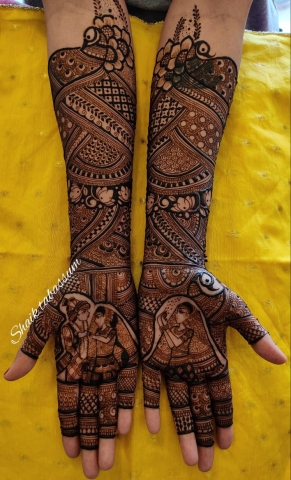 Shaik Tabassum Bridal Mehendi 
