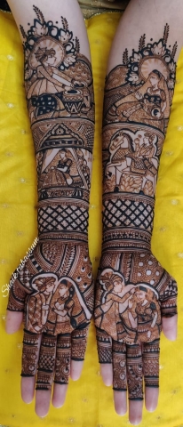 Shaik Tabassum Bridal Mehendi 