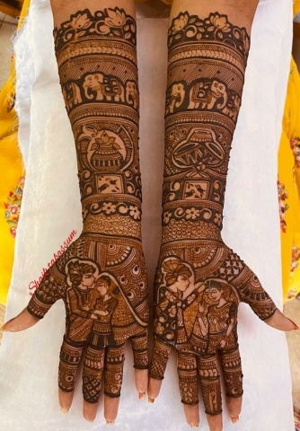 Shaik Tabassum Bridal Mehendi 