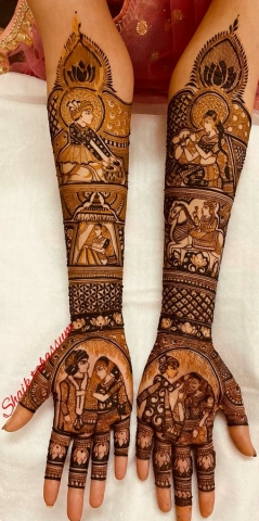 Shaik Tabassum Bridal Mehendi 