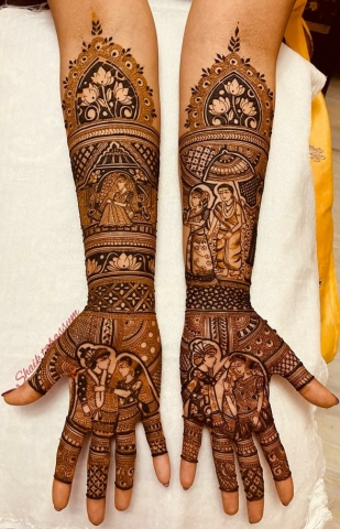 Shaik Tabassum Bridal Mehendi 