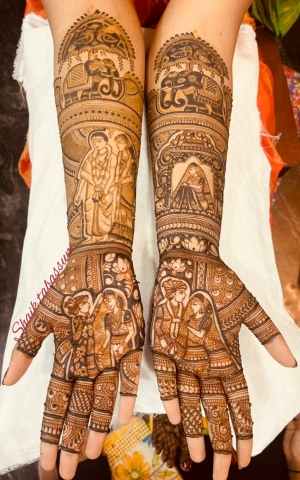 Shaik Tabassum Bridal Mehendi 