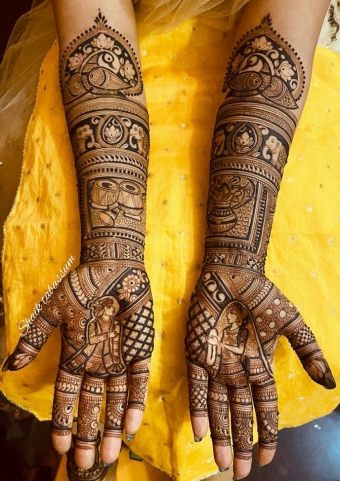 Shaik Tabassum Bridal Mehendi 