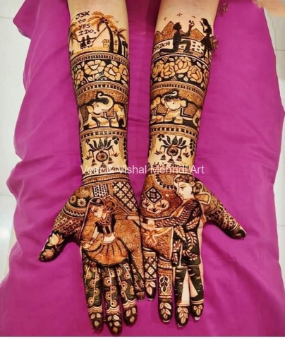 Veer & Vishal Mehndi Art