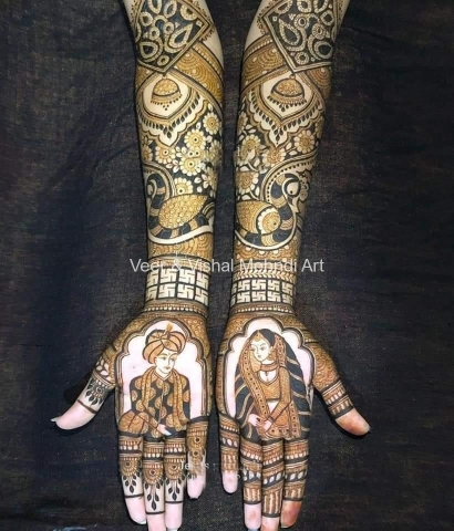 Veer & Vishal Mehndi Art
