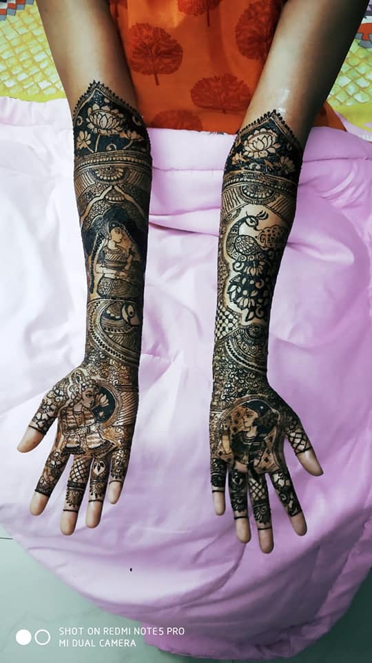 Bridal and arabic mehndi designer for girls at best price in Chennai