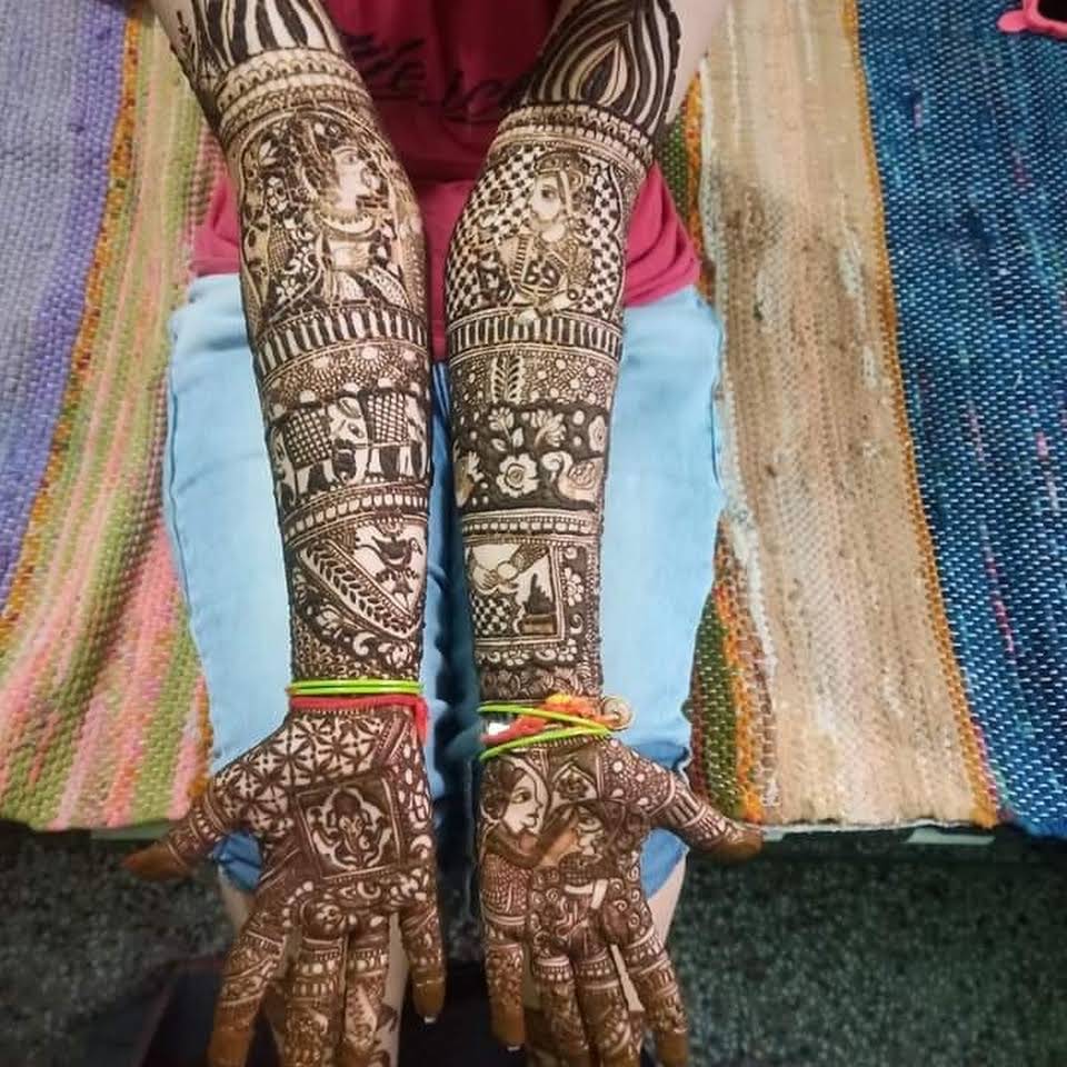 Bridal Hands Legs Heena Mehendi Designs 2022 - Jaipur Mehandi Artist