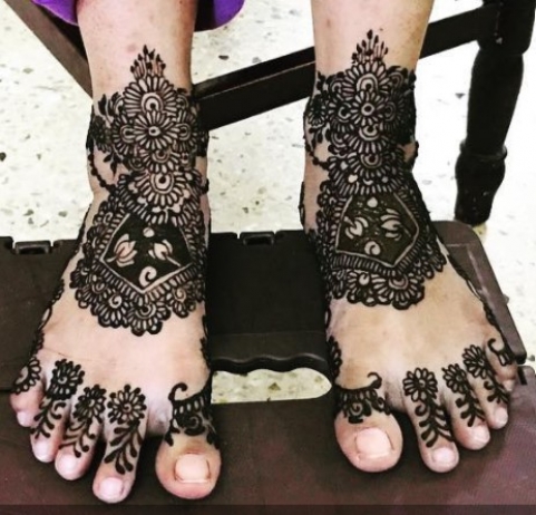 Shiro Mehndi and Jewellery
