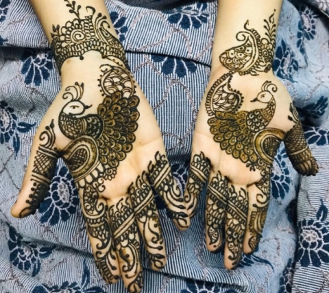 Shiro Mehndi and Jewellery