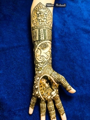 Shiro Mehndi and Jewellery