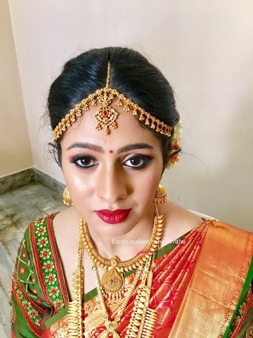 Exotic makeover by Savitha 