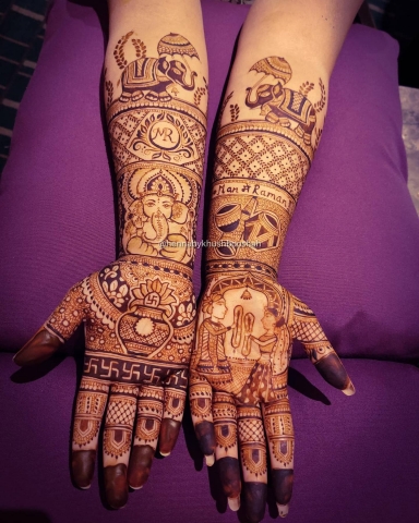Khushboo Dhavaal Shah Mehendi 