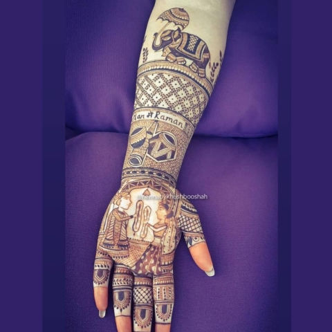 Khushboo Dhavaal Shah Mehendi 