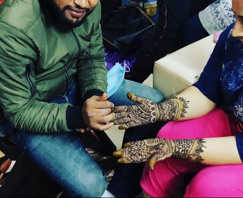 Lucky Bridal Mehandi Art