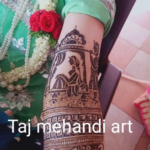 Taj mehandi Art	