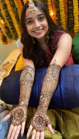 Krishna Mehandi Art