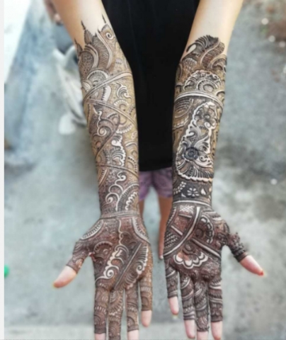 Krishna Mehandi Art