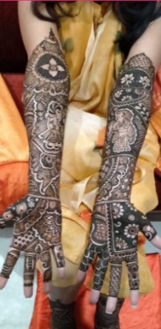 Cute Mehandi Art