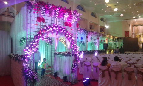 SRI Skanda Flower Decoration