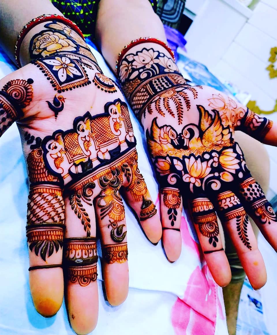 3D full mehandi designs #mehndi #henna #mehandidesign #art - YouTube