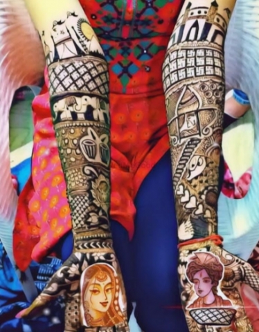 Purana Anil Mehandi Art