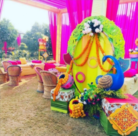 Pink Tassel Wed By Aashi