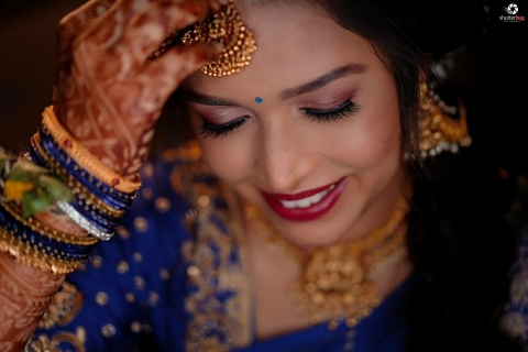 Makeup and hair by Shruthi