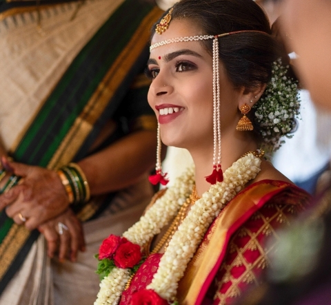 Makeup and hair by Shruthi